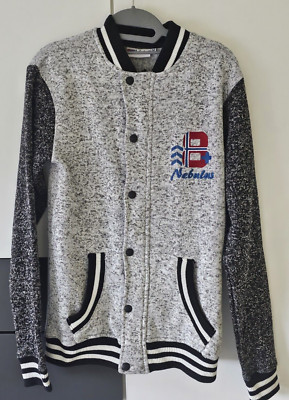 Nebulus, Collegejacke, warm, Übergang, Feinstrick-Optik, Gr. M, trendy