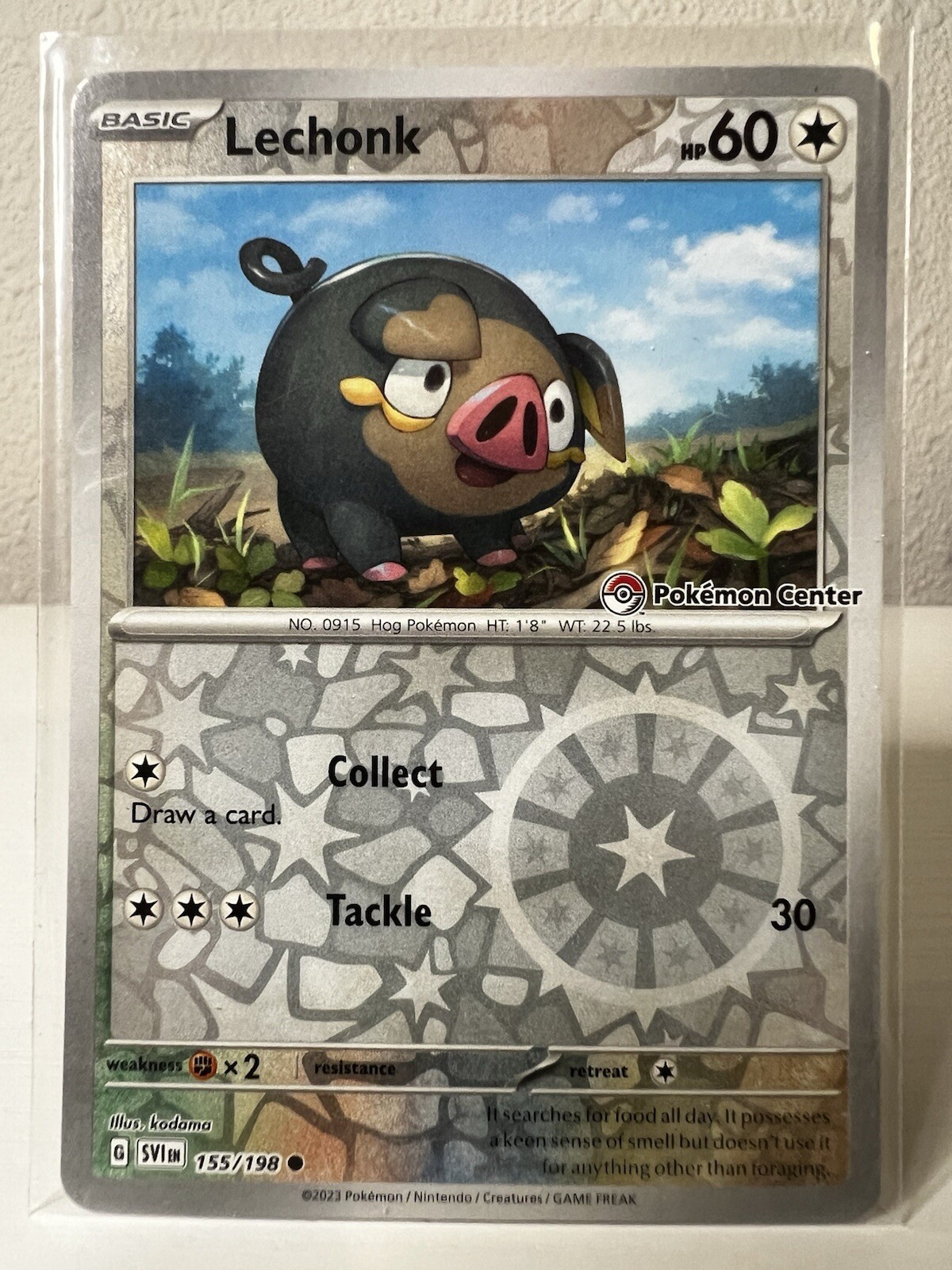Lechonk (Pokemon Center Exclusive) 155/198