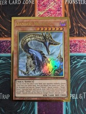 Yu-Gi-Oh! Danger! Nessie! MGED-EN019 1st Edition Premium Gold Rare NM