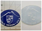 Porsche Club Of America PCA Diablo (CA) Region Window Sticker Decal 4" x 3.25"