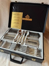 Olympia Kuppels Besteck Besteckset hartvergoldet Edelstahl 18/10 - NEU 69 Teile