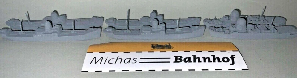 Hansa und Wiking 6 Modelle mit Umbauten Schiffsmodell 1:1250 %40 å