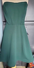 B. Darlin Hunter Green Strapless Dress Size 18W