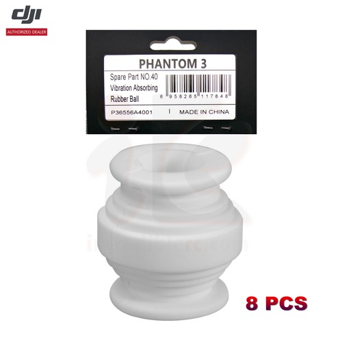 DJI Phantom 3 Drone de radiocontrol Parte 40 Amortiguadores de vibración Bola de goma 8 PIEZAS - Imagen 2 de 3