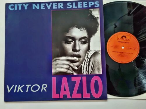 Viktor Lazlo - City Never Sleeps 12'' Vinyl Maxi Germany - Zdjęcie 1 z 5