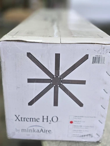 Minka Aire F896-84-CL Xtreme H2O 84" Outdoor Coal Black Ceiling Fan with Remote - Picture 9 of 9