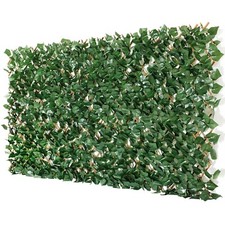 Artificial Maple leaf Ivy hedge Willow fence privacy panels Trellis Garden 2mx1m