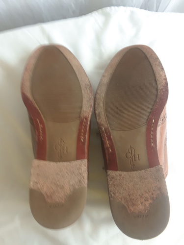 Cole Haan Men's Shoes Size 13M Light Brown Leather Wingtip Lace Up Oxfords - Picture 8 of 12