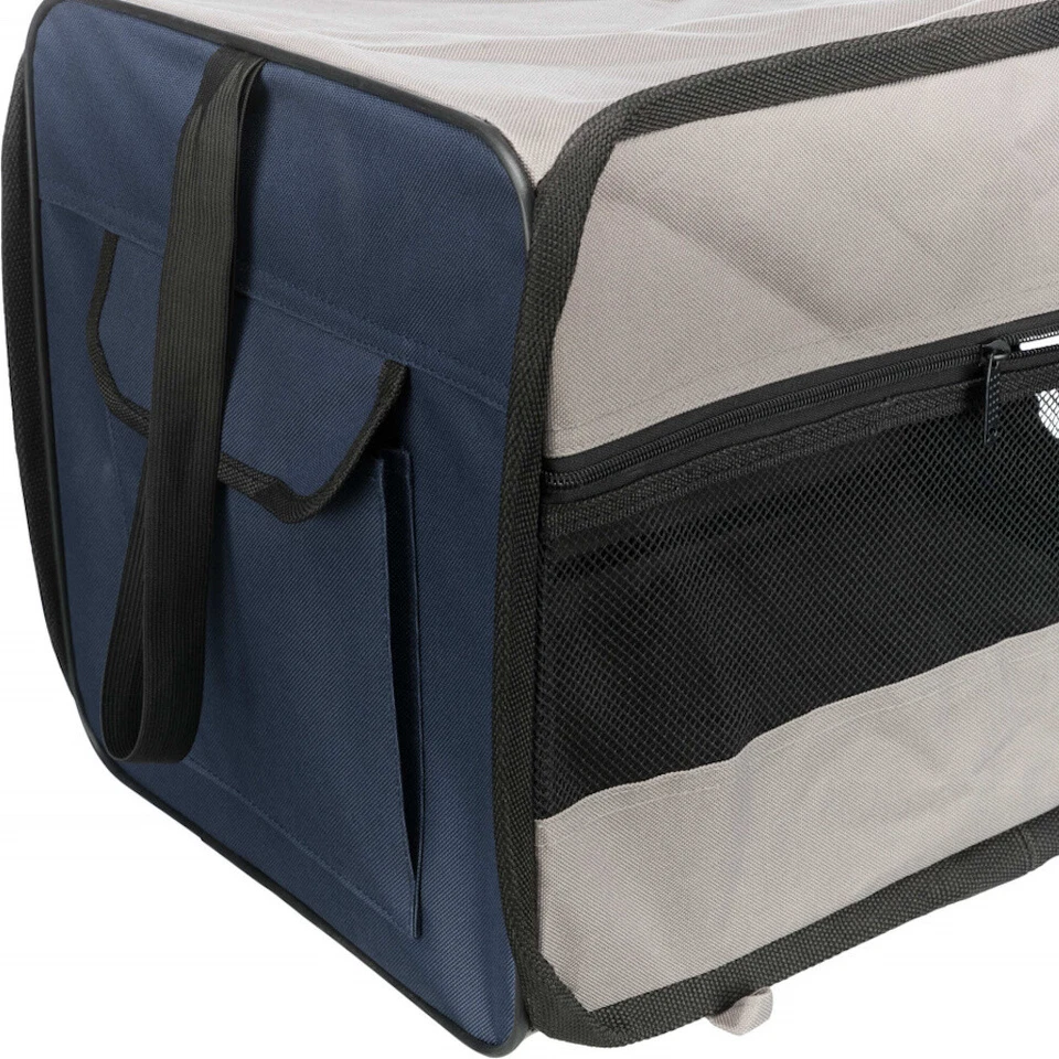 Trixie Soft Kennel Twister blau/grau - Hunde Transportzelt, Pop-Up, Outdoor - Bild 3 von 4