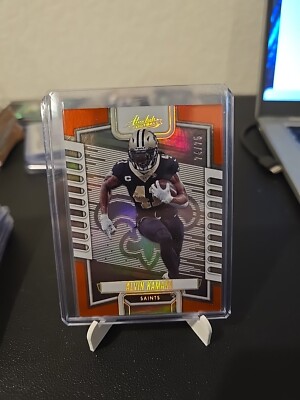 2023 Absolute Alvin Kamara Orange 74/75 Saints