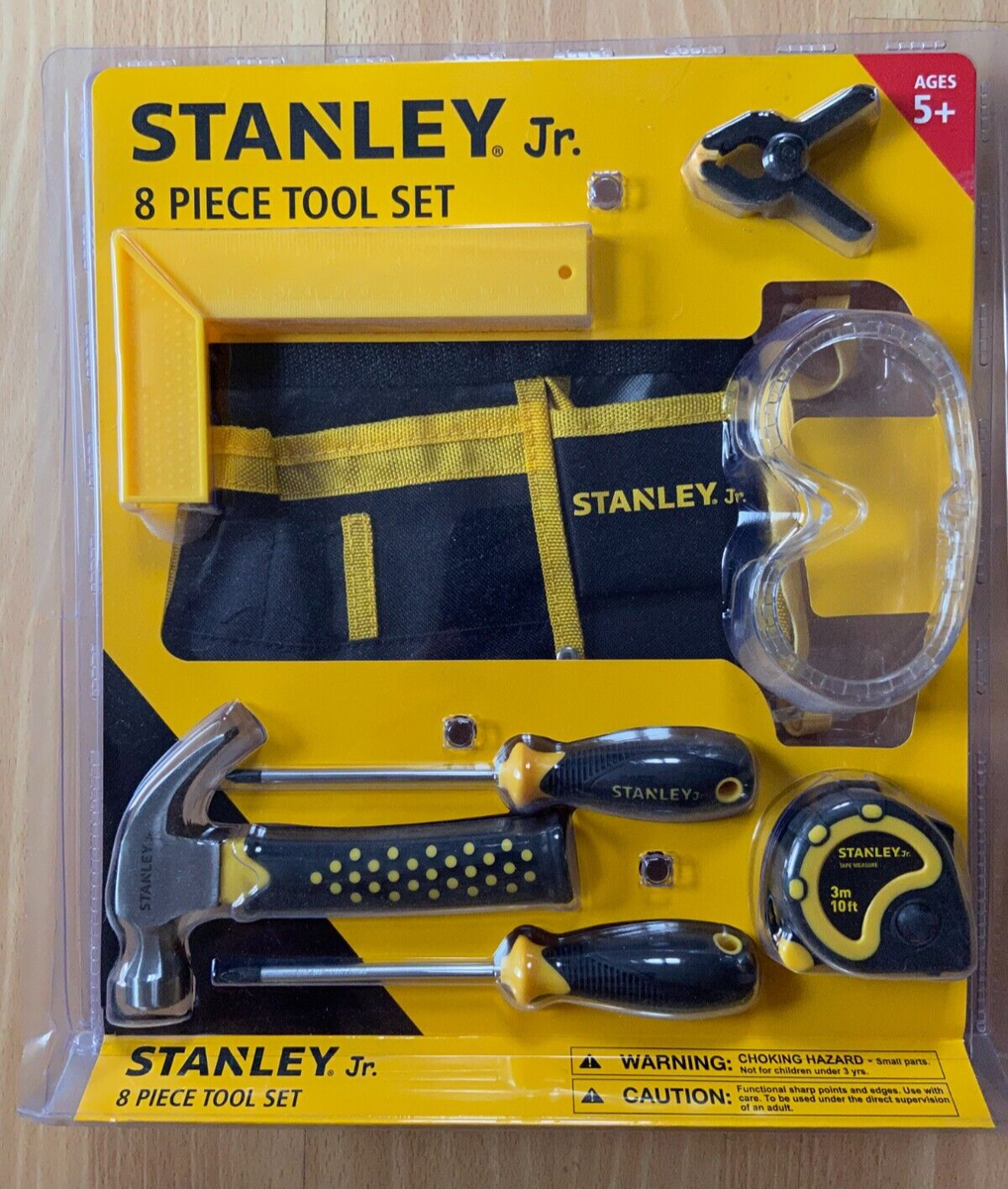 Stanley Piece Tool Set Ages 5+ Hammer Screwdriver Goggles