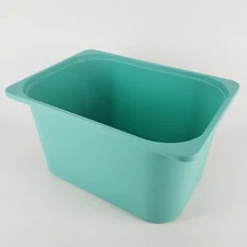 Ikea Trofast Large Turquoise Toy Storage Bin 16.5 x 11.75 x 9" New 404.640.31