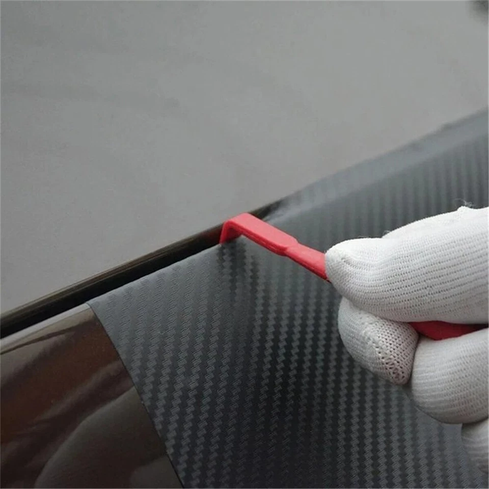 7pcs/set Car Vinyl Wrap Decal Film Squeegee Scraper Tools Kit Felt Film Sticking - Image 2 of 4