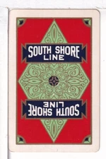 Single Railroad Playing Card "Chicago, S Shore, CSS-2a" Bollhagen Book