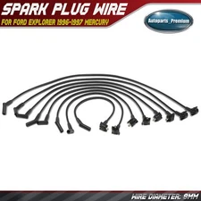 8Pcs Spark Plug Wire Sets for Ford Explorer 1996-1997 Mercury Mountaineer 1997