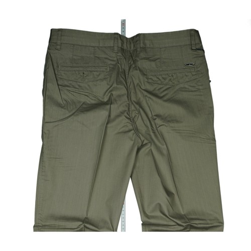 Kigili Herren Jeans Regular Fit Chino Hose Premium Sommer 50 W34 L32 Army NEU - Bild 4 von 7