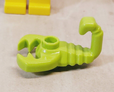 New LEGO Bug Desert Venomous SCOPRION Lime Green Hot Climate Pinchers Tail Up