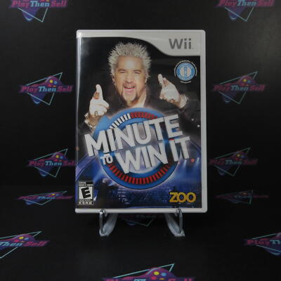 Minute To Win It Nintendo Wii Complete - 1 Year Warranty EX Cond