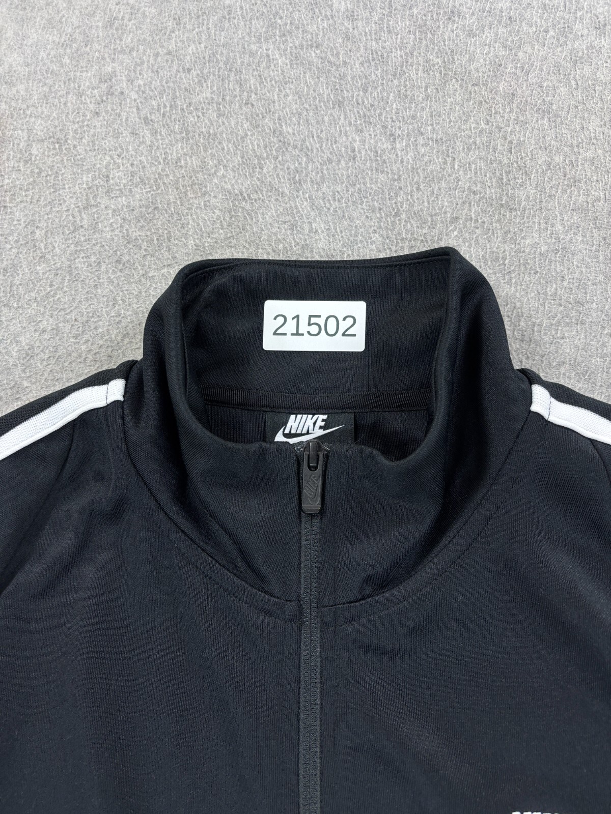 SACAI X NIKE Nike Giacca da Pista Atletica con Logo Cucito Swoosh (Large Uomo) Nero