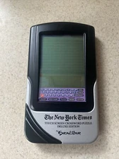 New York Times Touch Screen Crossword Puzzle Deluxe Edition By Excalibur- Preown