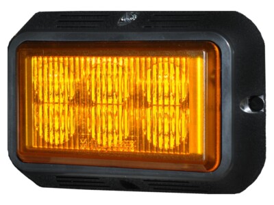 LED Kennleuchte PRO-STROBE gelb, Anbauversion