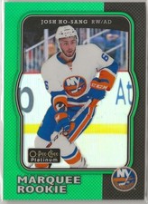 2017-18 O-Pee-Chee Platinum Retro Rainbow Green Rookie #R75 Josh Ho-Sang 37/49