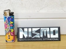 Nissan Nismo Emblem Skyline GT-R Old Logo Vintage Car Parts Unused Rare 2674AK