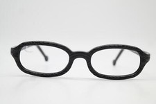 Vintage Glasses L.A. Eyeworks TEXAS 101 Black Oval Eyeglass Frame
