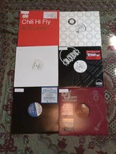 6 12"singles snoop, chili hi fly, beatnuts, ja rule, g dep, prodigy.   (698)