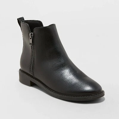Women s Brenna Boots Universal Thread Jet Black 8.5 eBay