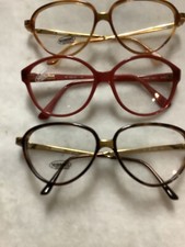 Vintage Lot of 3 Missoni M803 086S M803 056 M102/N Gold Blue Red Frame Only