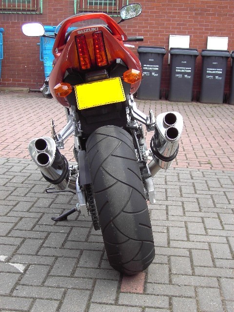 Suzuki SV1000 03-07 Stainless Tri-oval twin outlet road legal