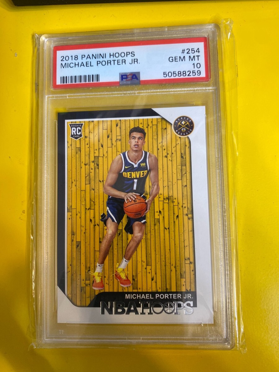 RS14142 2018-19 Hoops #254 Michael Porter Jr. ROOKIE PSA 10 RS14142 2018-19 Hoops #254 Michael Porter Jr. ROOKIE PSA 10
