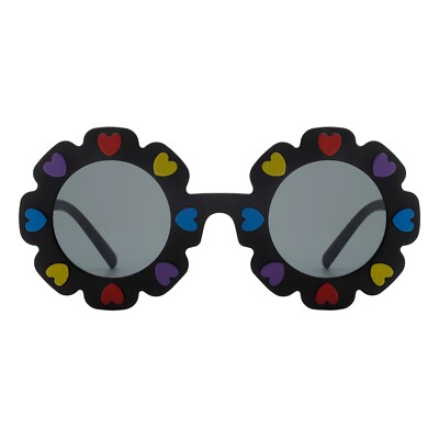 Toddlers & Little Girls Sunglasses Oversized Round Flower  display picture 3