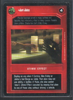 Star Wars CCG Premiere Black Border Utinni Dark Star Wars CCG Premiere Black Border Utinni Dark