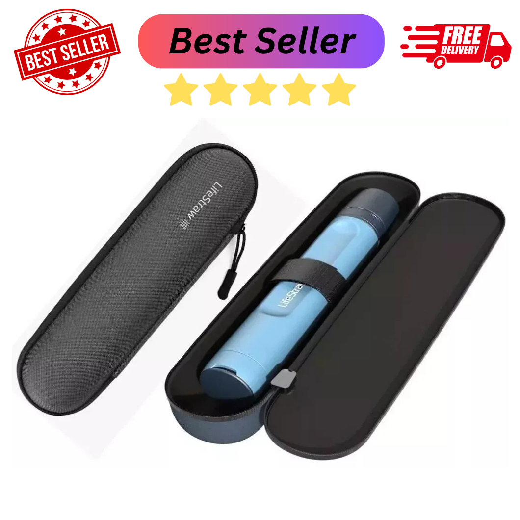 LifeStraw Personal Water Filter Straw Official Carry Case, for Camping Travel US