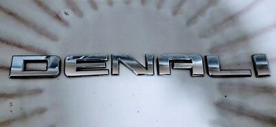 2010-2018 Yukon Denali Door Emblem Badge Yukon Chrome Letters Nameplate 