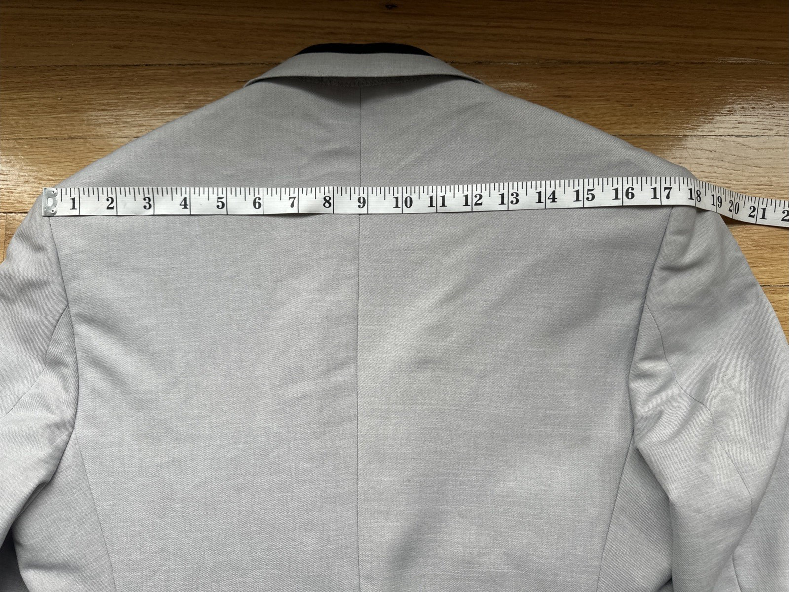 Statement Men's Super 150's Gray   Two Button Bla… - image 18