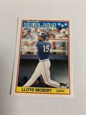 1988 Topps American Baseball Lloyd Moseby Toronto Blue Jays