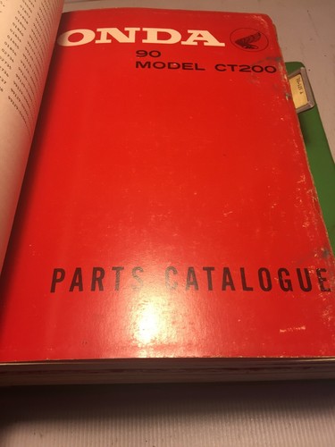 HONDA Parts Catalogs!!!CA102 C105T P50 CA200 CT200 CB92 SS125 Cl125 CD175 CA72 + - Picture 9 of 12