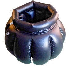 Halloween pumpkin cauldron pot Inflatable Decoration w pump arprox. 19"