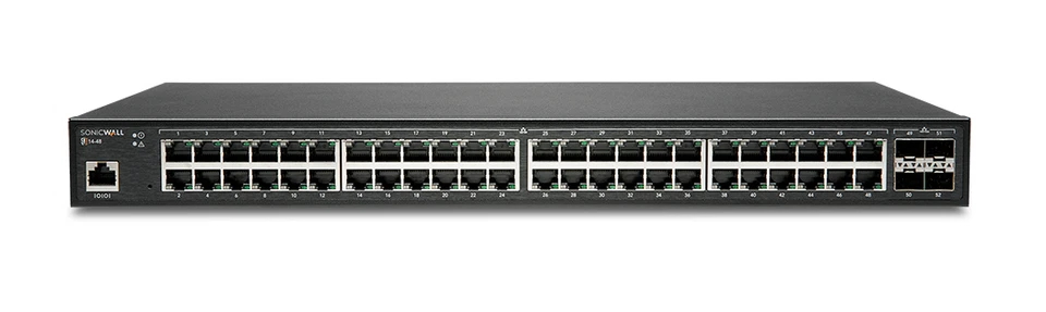 NUEVO SonicWall SWS14-48 48x 1GbE 4x SFP+ Switch + Inalámbrico Ntwrk Mgnt Soporte 3 Años - Imagen 2 de 4