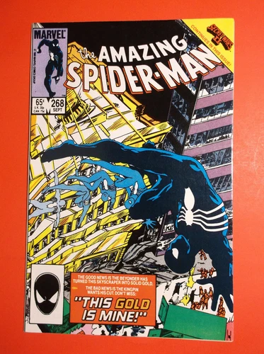 AMAZING SPIDER-MAN # 268 - VF- 7.5 - SECRET WARS II X-OVER - BEYONDER & KINGPIN