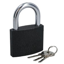 75mm Iron Padlock With Hardened Shackle Padlocks Shed Gate Lock TE756