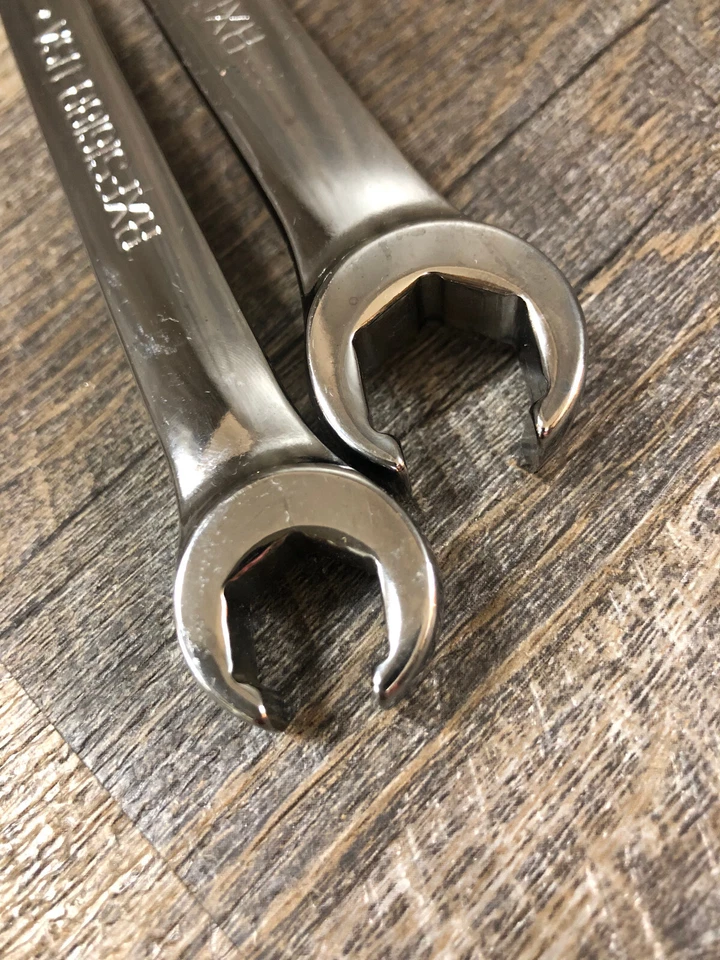 NEW! TWO Snap On 6 Pt SAE Flank Dr Double End Flare Nut Wrenches RXFS1618 2022 - Image 3 of 4