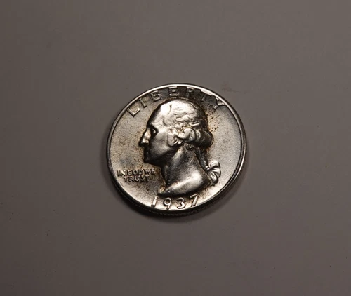 1937 Washington Quarter * Uncirculated * 90% Silver * XQ420