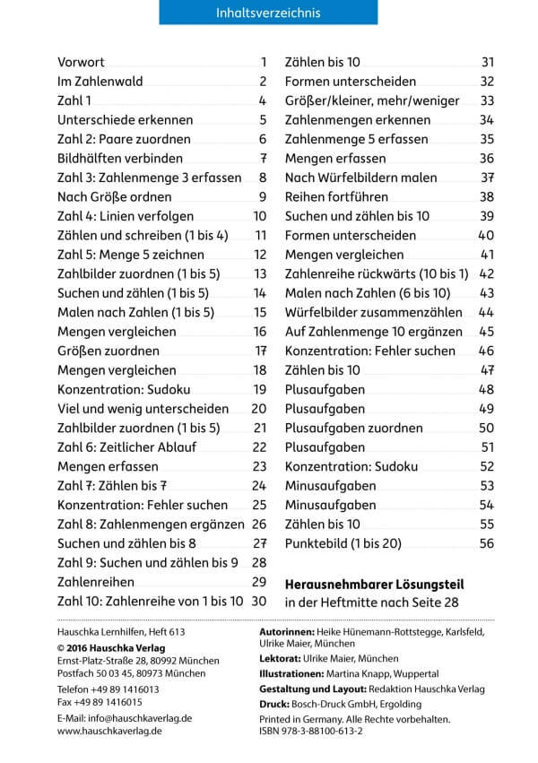 Thumbnail - Vorschule: Zahlen Entdecken. Ab 5 Jahre.