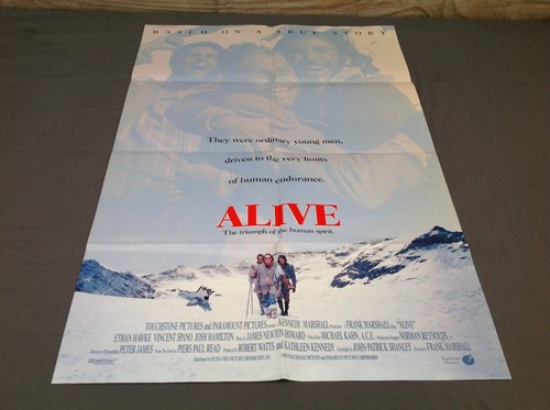 1992 Alive Original Movie House Full Sheet Poster