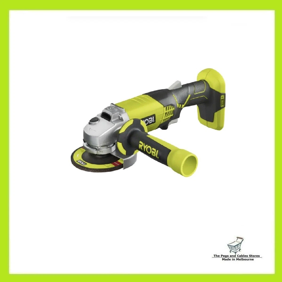 Ryobi one+ 18v 115mm cordless angle grinder sales