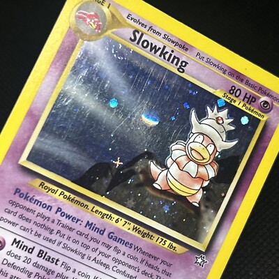 SLOWKING HOLO 14/111 ヤドキング 英語版 ポケットモンスター Slowking 14/111 Neo Genesis Holo Pokemon | eBay